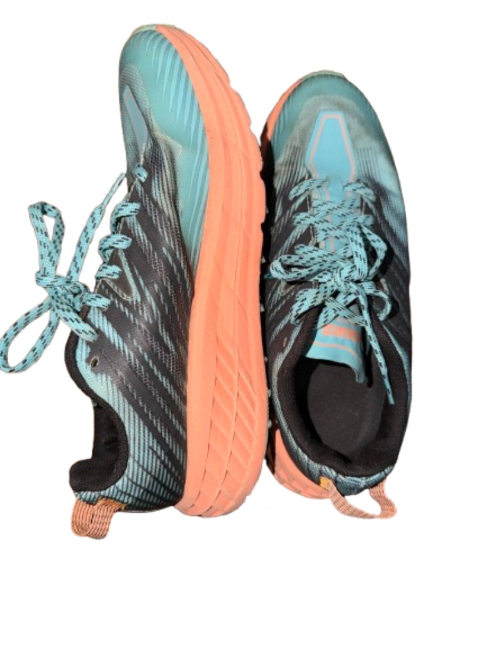 Used Women's Hoka One One Speedgoat 4 Green - 1106527-ACNT Size 8 - Picture 4 of 6